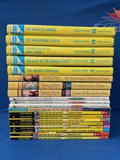 Lot of 20 - Nancy Drew by Carolyn Keene (5 vintage 1999 HC) 15 PB Diaries&More