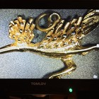Vintage Gold Tone Roadrunner Bird Pin Costume Jewelry Brooch — photo 6
