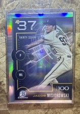 2025 Bowman - Bowman Scouts Top 100 Chrome Jacob Misiorowski #BTP-37 (RC)