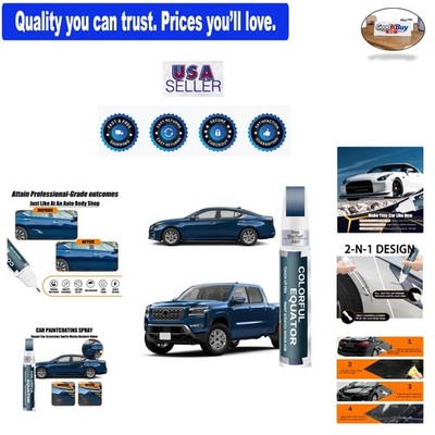 Deep Blue Pearl Touch Up Paint for Nissan Car Scratch Repair, 0.4 Fl Oz