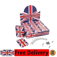 Classic Union Jack Plastic Playing Cards - Perfect for Casual Fun & Travel