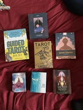 Lot of Pre-Owned Oracle + NEW in Plastic Tarot Decks — 7 Total