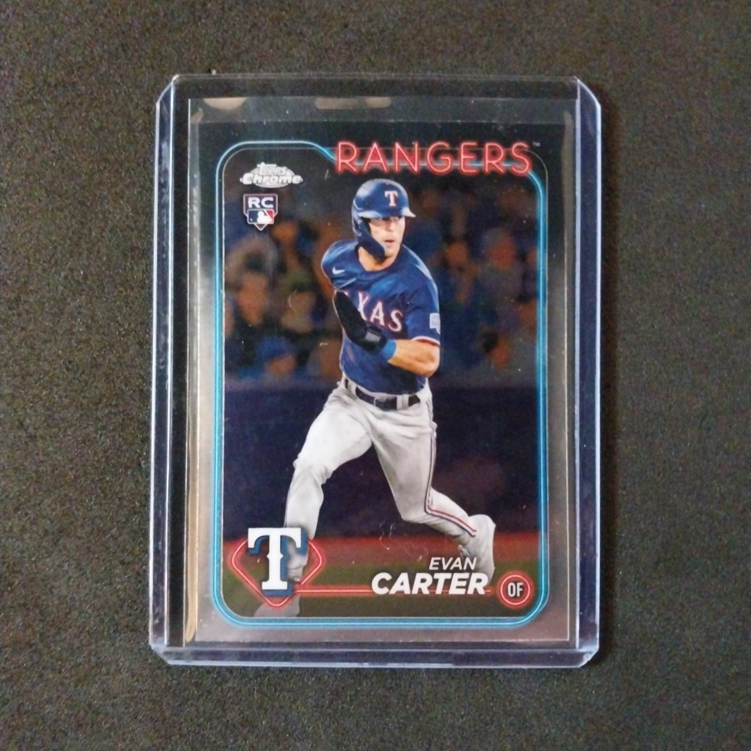 2024 Topps Chrome MLB Baseball #136 Evan Carter RC