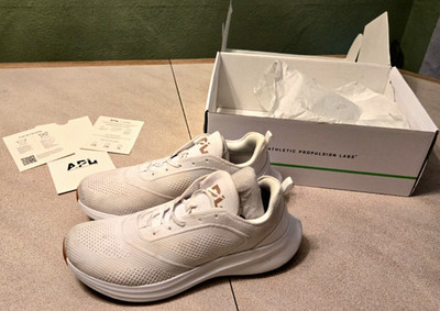 MENS Techloom Dream APL/Athletic Propulsion Labs White Lace Shoes/Sneakers;10.5M