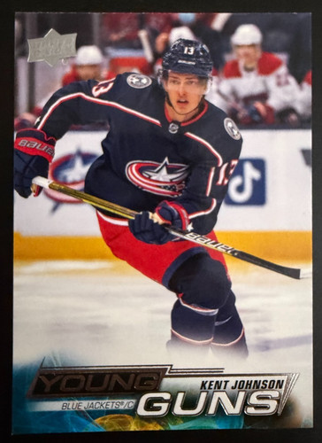 2022-23 Upper Deck Young Guns Kent Johnson #209 rookie card