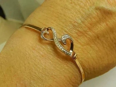 5 Ct Round Cut Simulated Diamond 14k Yellow Gold Plated Stunning Tennis Bracelet