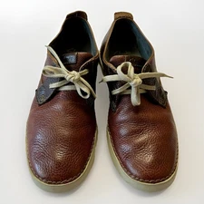 Clarks Soft Cushion Ortholite Mens 9 M Shoes Brown Leather Comfort Smart Casual