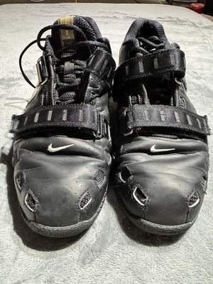 Nike Romaleos 2 Men's Size 11.5 Weightlifting Shoes Black White