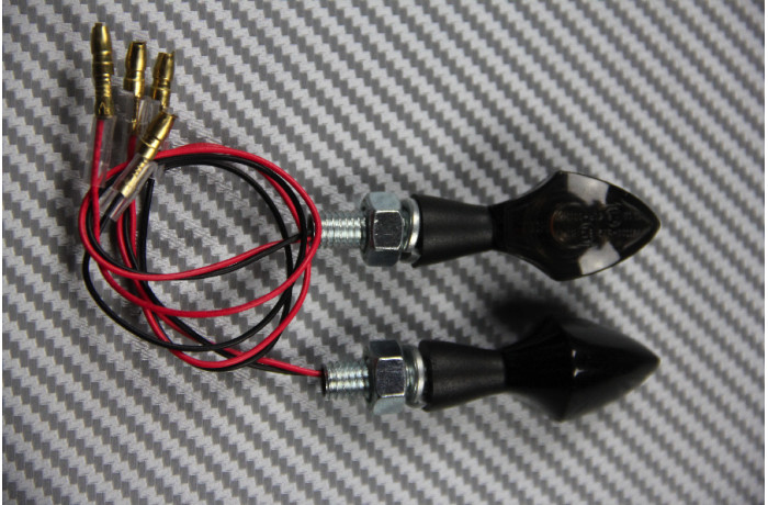 Clignotants moto LED universels gauche droite pour custom et roadster