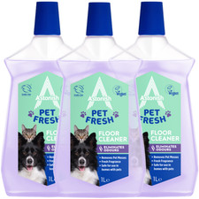 3 x 1L Astonish Pet Fresh Floor Cleaner – Pet Safe Multi-Surface Cleaning 4.32 per litre