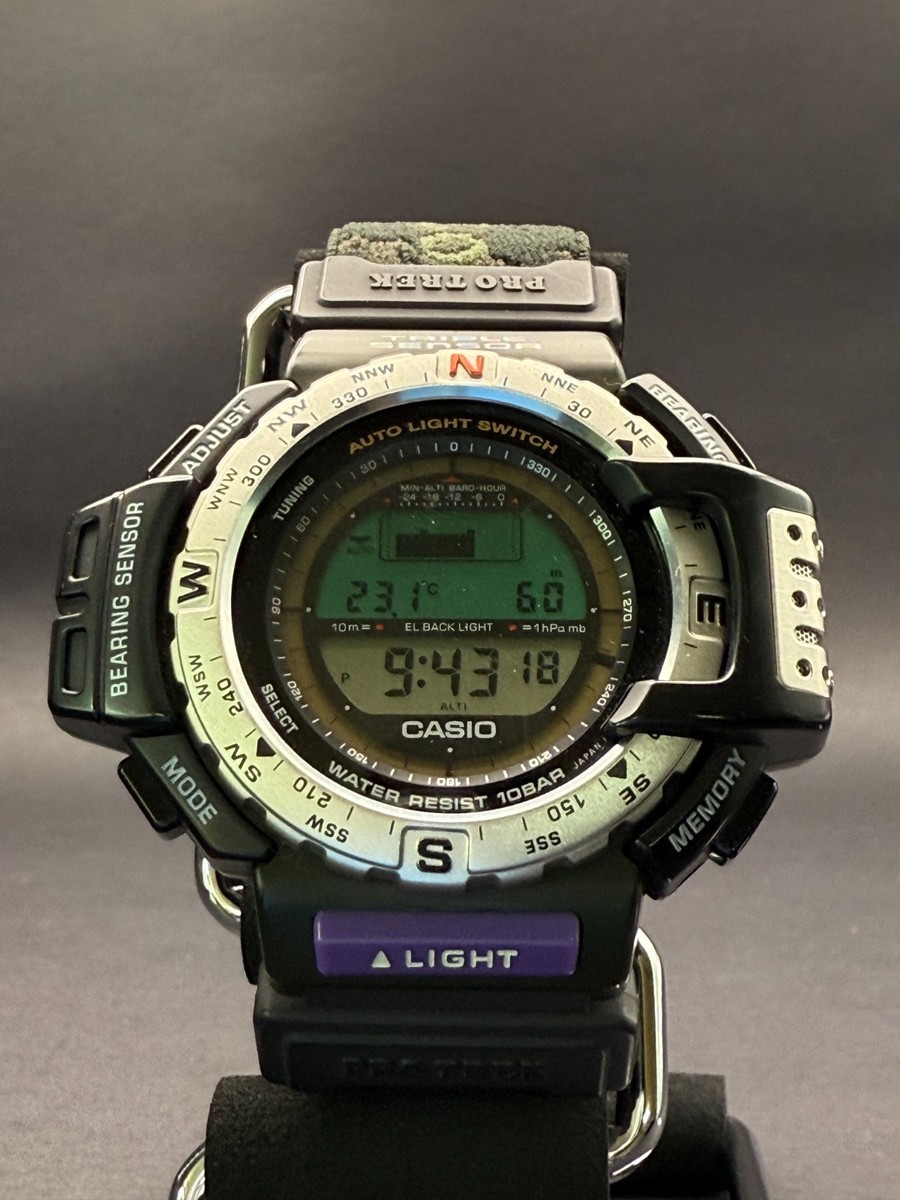 CASIO PRO TREK PRT-40 腕時計 CASIO PROTREK PRO TREK PRT-40 Men Quartz Watch Vintage 10BAR in
