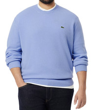 Lacoste Original 100 Organic Cotton Sweater ,Size 7  XXL 