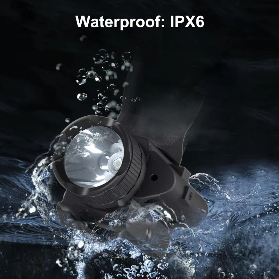 2000LM Tactical Flashlight Green Rifle Pistol Laser Light Combo Rechargeable New - Изображение 4 из 4