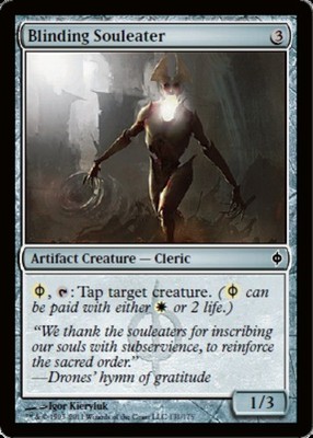 Blinding Souleater~131/175~LP~(NPH) - New Phyrexia~MTG