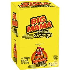 Penrose Big Mama Pickled Sausages Pack of 12 Keto Friendly Snack 160 Calories
