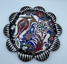 Tile Trivet/Hot Pad Multicolor Floral w/ Padded Bottom Made in Turkey