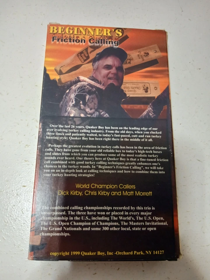 Beginner's Friction Calling VHS Tape Turkey Hunting - Image 2 of 2