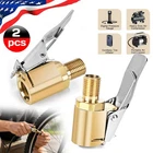 2x Tire Air Chuck Clip Adapter Brass Locking Tire Inflator Nozzle Connect 8mm