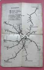Wiener Verkehrsbetriebe | Routen der historischen Buslinien 4, 5, 6, 7, 8 und 9