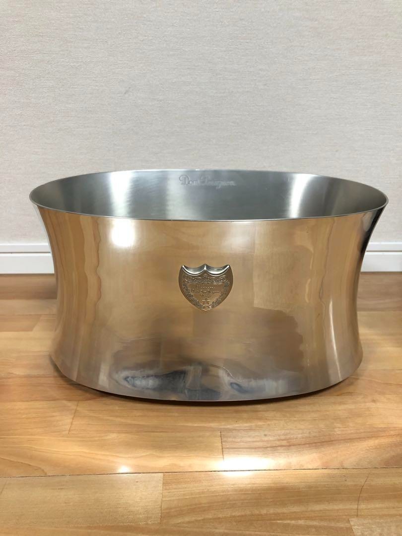 Rare Dom Perignon Champagne Cooler Ice Bucket Etain Pewter 400mm x 250mm x 220mm