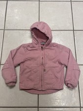 Carhartt Coat Youth Kids XS 6 Insulated Hooded Pink Jacket Classic Western
