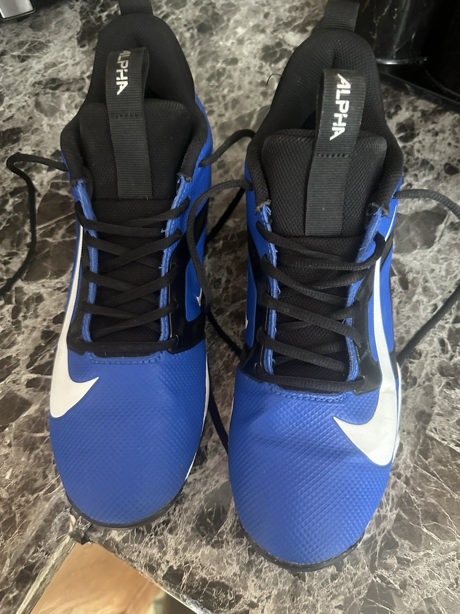 Nike Alpha Menace 4 Shark FN0028-400 Blue Football Cleats  display picture 1