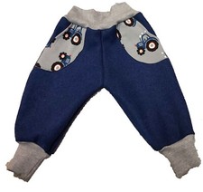 Wollwalk-Hose Pumphose Traktor-Taschen Mitwachshose Winterhose  Kinder Handmade