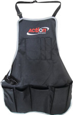 Apron Action Black with 5 Pockets