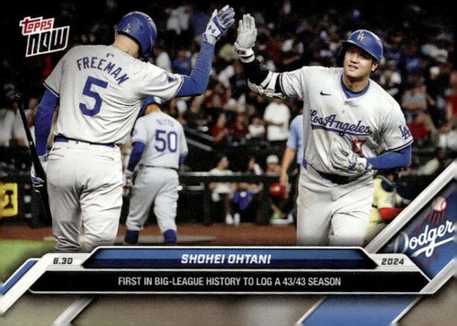SHOHEI OHTANI 2024 Topps NOW #616 Dodgers NM-MT MLB Baseball 1st Ever  ID:115184