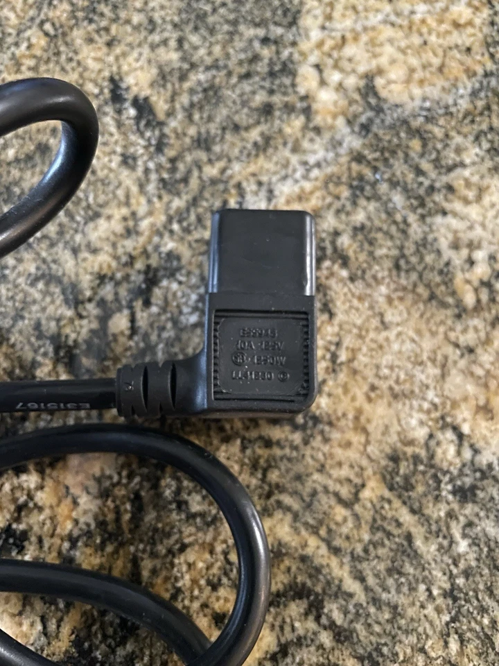 6FT AC Power Cord Cable Universal Replacement For Xbox PSU Monitor PC LOT - Image 2 of 4