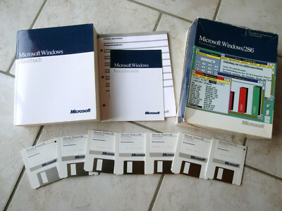 Original Microsoft Windows 2.1 Version 286 von 1988