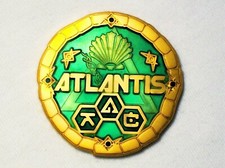 Atlantis The Lost Continent - Aquamarine Finish - New Unactivated Geocoin