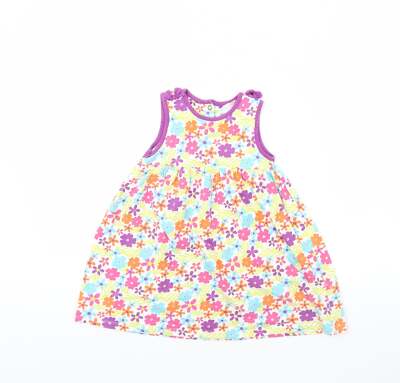 Mothercare Mädchen weiß Blumenmuster Baumwollmischung Größe 18 Monate