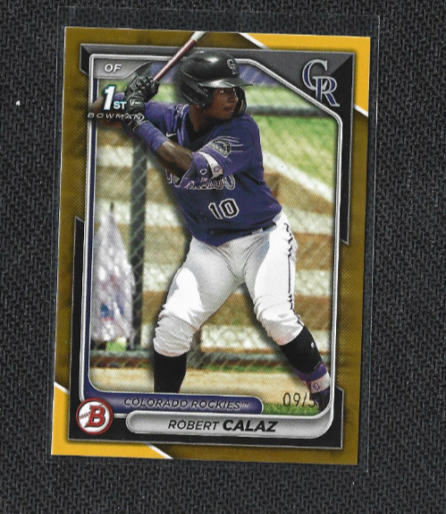 Robert Calaz  2024 Bowman Paper 1st   9/50