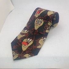 Looney Tunes Mania Tasmanian Devil men s tie. 100 polyester.