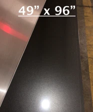49" x 96" Charcoal Grey Aluminum Sheet, Flat .030” Thick - Cargo Trailers, Etc.