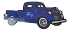 Vintage Ford Trucks Sign - Gas Motor Oil Pump Automotive Service Porcelain Sign