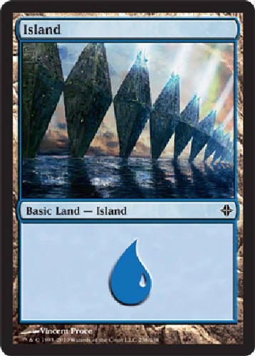 ISLAND #236 X4 Rise of Eldrazi MTG Magic Cards DJMagic