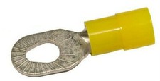 MVP 25 Yellow 10-12 AWG Vinyl Insulated Multi Stud Ring Terminals 6 8 10