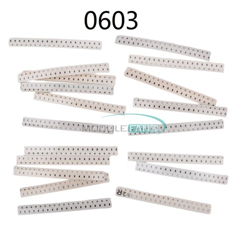 660PZ 0603/0805/1206 Set resistenze SMD 33 tipi di resistenze valore - Foto 17 di 22
