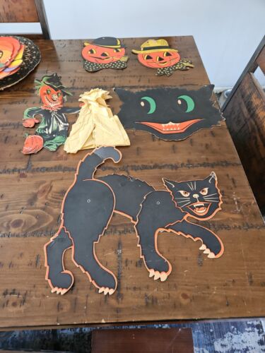 Vintage 50s Halloween Diecuts Made In The USA - Picture 1 of 9