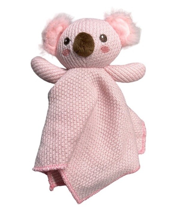 Walgreens Moon And Stars Pink Baby Koala Lovey Security Blanket