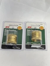 2 Pcs 3/4" Garden Hose Coupler Connector Dual Swivel For Male Ends