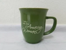 Abbey Gift You Are An Amazing Woman Coffee Mug Proverbs 31:29 Green