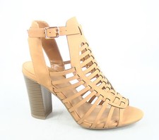 Women's Chunky Heel Strappy Ankle Strap Buckle Sandal Shoes Size 5.5 - 11 NEW