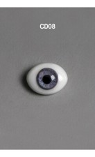 Dollmore violet glass eyes 12mm Classic Flat Back Oval Glass Eyes CD08 
