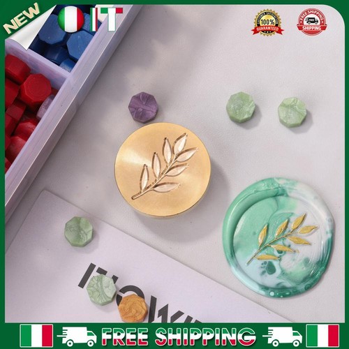 Timbro Sigillo Cera Save The Date | Testa Ottone 25mm | Manico Legno | Per Matrimoni