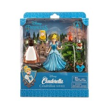 Disney Store Cinderella Figure Fashion Play Set - New