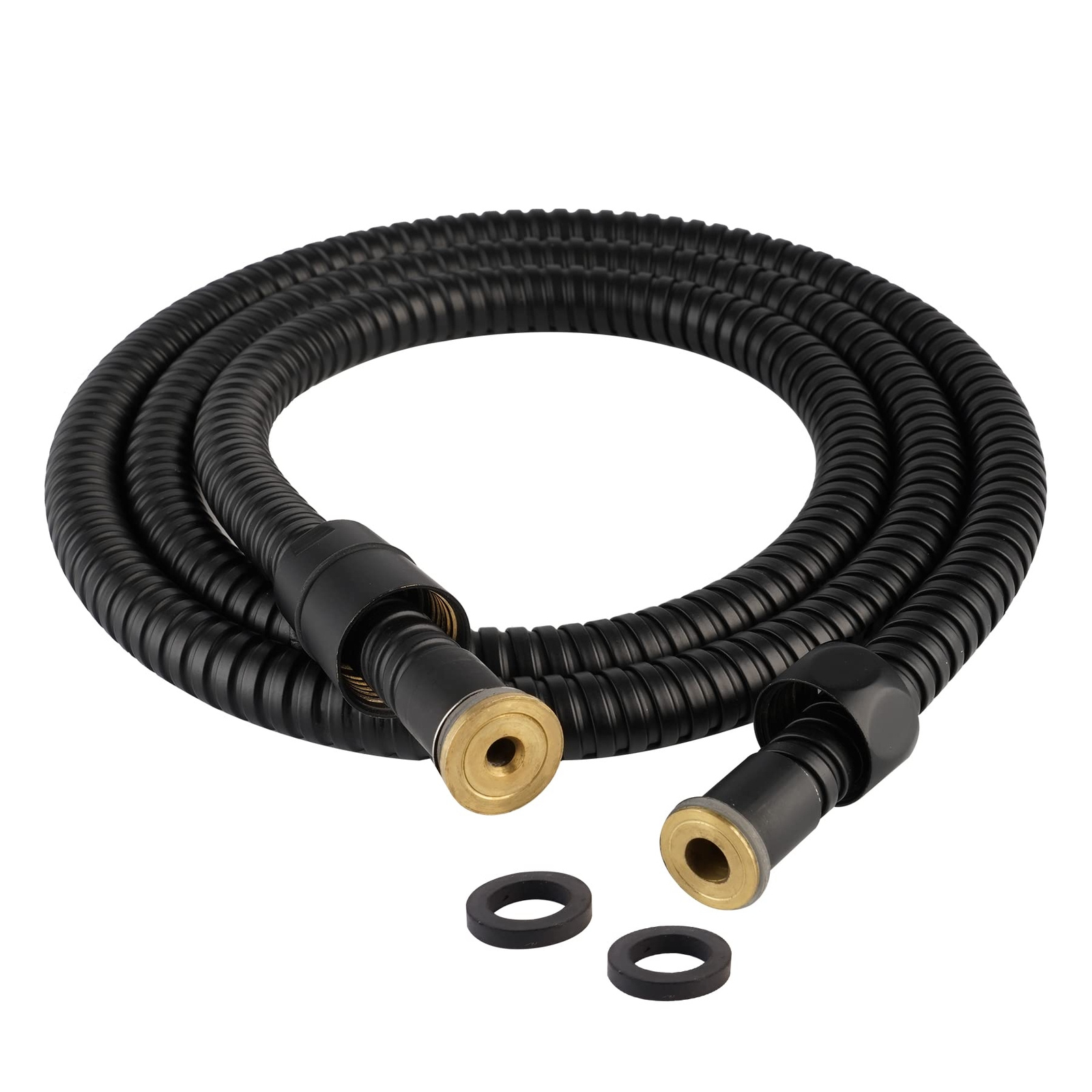 All Metal Shower Hose, 59 Inch Stainless Steel Extra Long Shower Hose Replace...