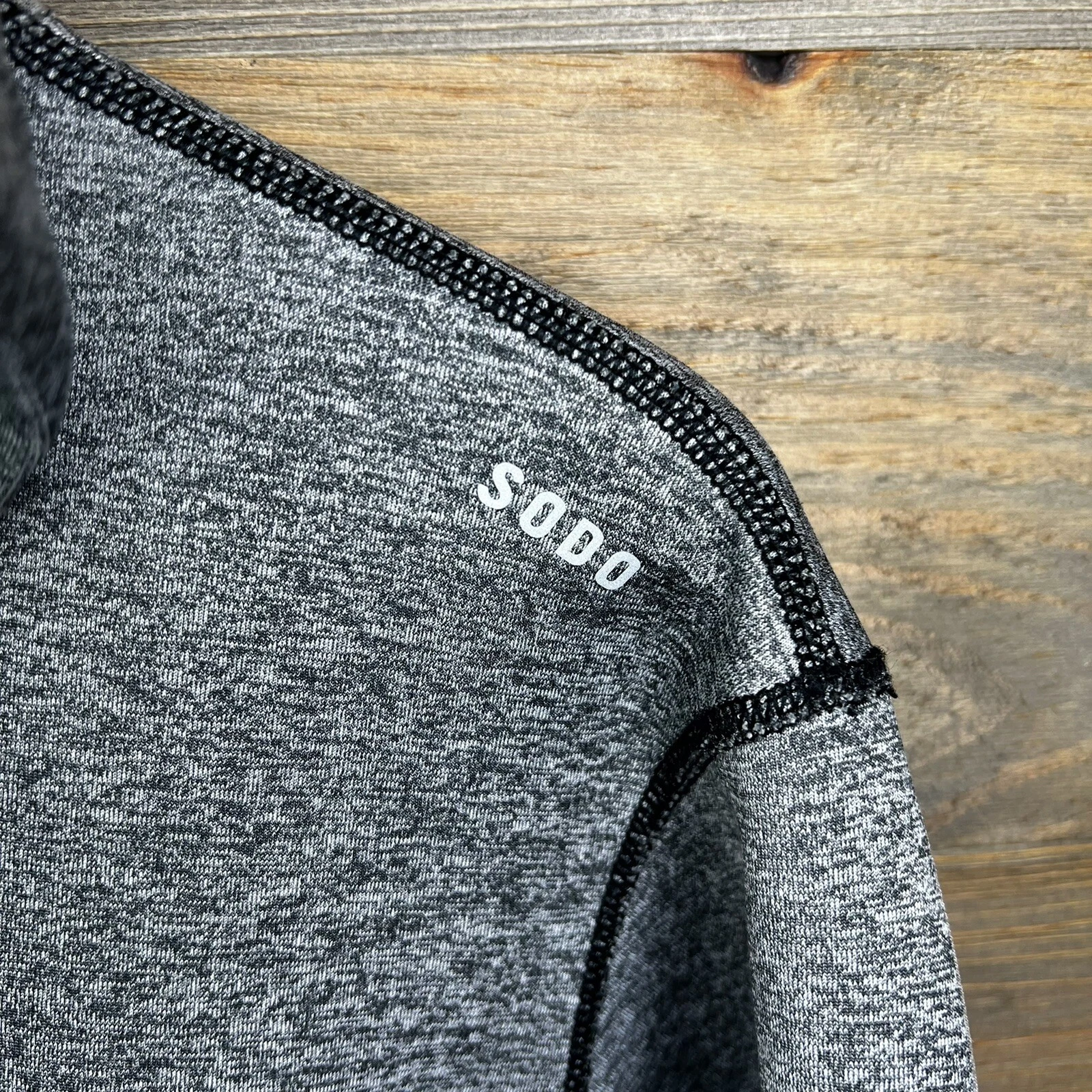 VETEMENTS Sodo Apparel Tech Fleece Pullover Felpa con Cappuccio Performance Grigio Slu Uomo Taglia Media